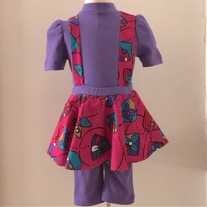 Vintage Girls Jumpsuit 💜🩷💚